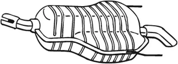 Глушник, задня частина 185489 Bosal