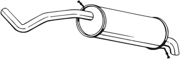 Глушник, задня частина 279757 Bosal