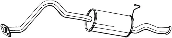 Глушник, задня частина Hyundai H-1 STAREX Starex