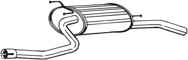 Глушник, задня частина 219137 Bosal