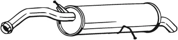 Глушник, задня частина 135093 Bosal