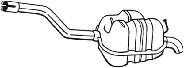 Глушник, задня частина 1K5253609BC VAG