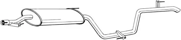 Глушник, задня частина 292021 Bosal
