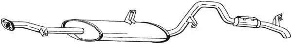 Глушник, задня частина 285131 Bosal