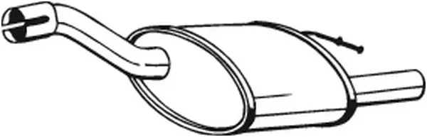 Глушник, задня частина 154211 Bosal