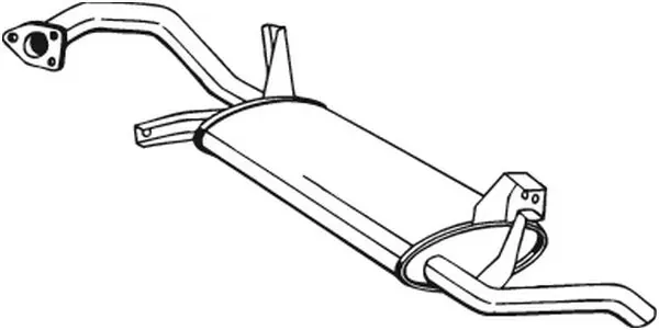 Глушник, задня частина Mitsubishi Space Star DG0