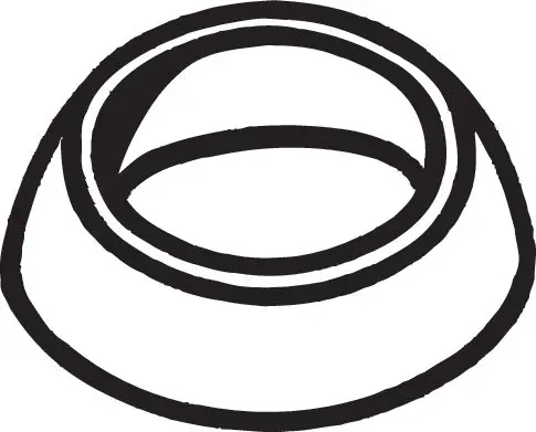 Прокладка глушника 256116 Bosal