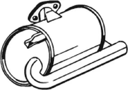 Глушник, задня частина 229683 Bosal