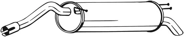 Глушник, задня частина 148347 Bosal