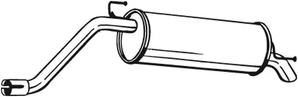Глушник, задня частина 148161 Bosal