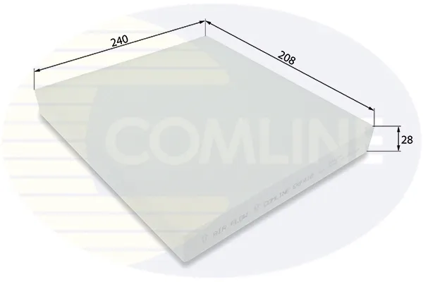 Фільтр салону EKF416 Comline