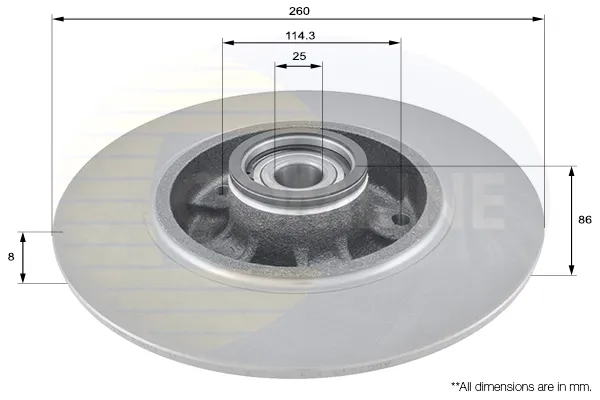 Гальмівні диски ADC3015 Comline