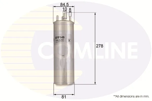Паливний фільтр EFF149 Comline