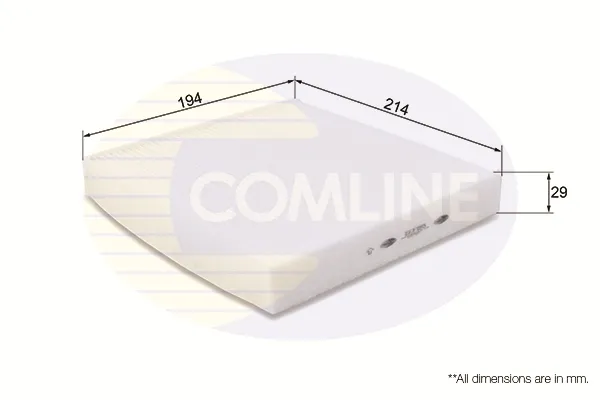 Фільтр салону EKF185 Comline