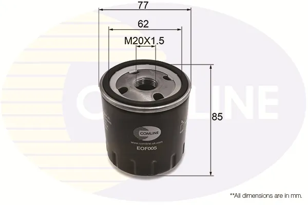 Масляний фільтр EOF005 Comline