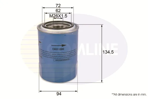 Масляний фільтр CKI11300 Comline