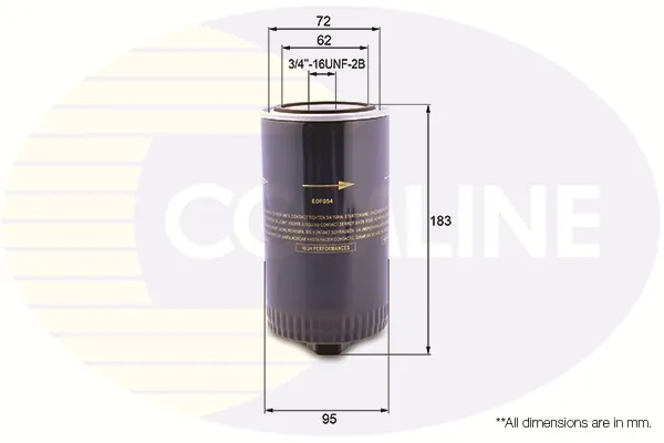 Масляний фільтр EOF054 Comline