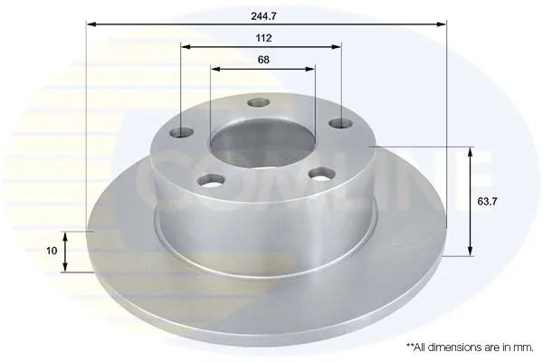 Гальмівні диски ADC1427 Comline