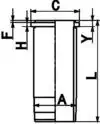 Гільза поршнева 89578110 Kolbenschmidt