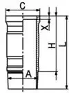 Гільза поршнева 89935110 Kolbenschmidt