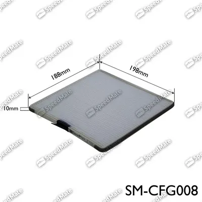 Фільтр салону SMCFG008 Speedmate