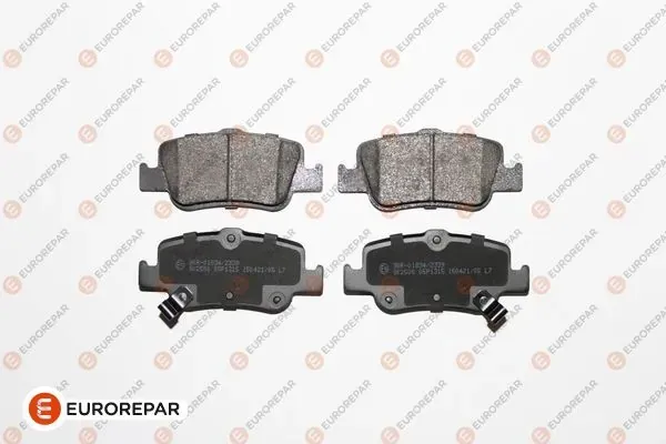 Задні гальмівні колодки 1617269380 Eurorepar