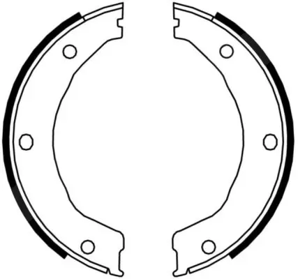 Колодки ручника CRG002ABE ABE