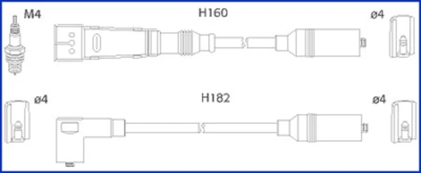 Високовольтні дроти 134716 Hitachi
