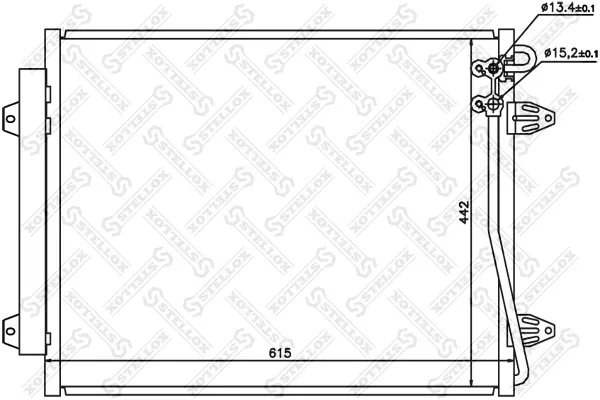 Купити Радіатор кондиціонера Volkswagen Passat B6 3C2