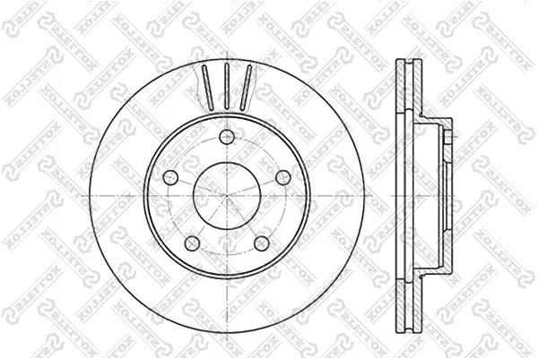 Гальмівні диски передні 60202524VSX Stellox