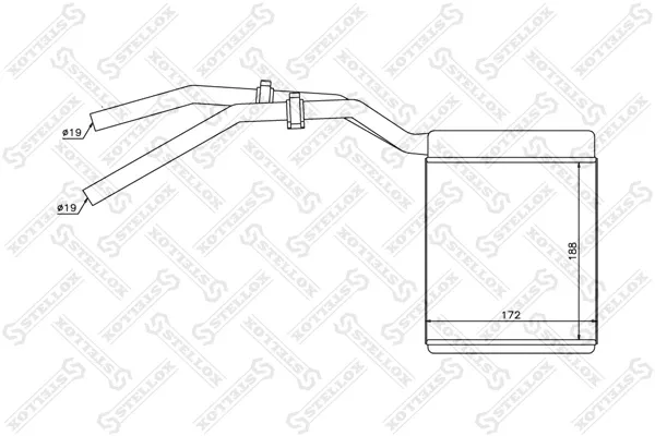 Купити Радіатор пічки Volvo S40 II MS