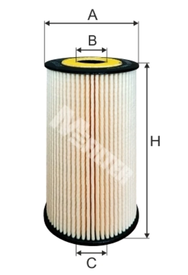 Масляний фільтр TE605 Mfilter