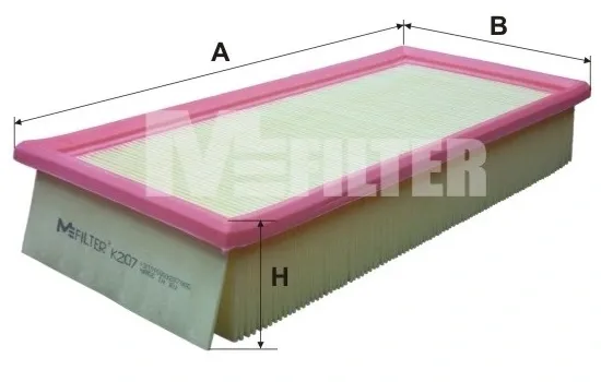 Повітряний фільтр K207 Mfilter