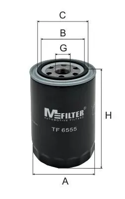 Масляний фільтр TF6555 Mfilter