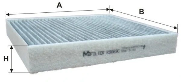 Фільтр салону K9069C Mfilter