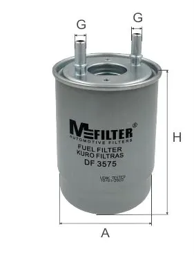 Паливний фільтр DF3575 Mfilter