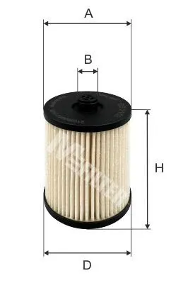 Паливний фільтр DE3153 Mfilter