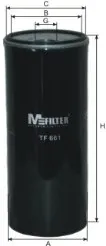 Масляний фільтр TF661 Mfilter