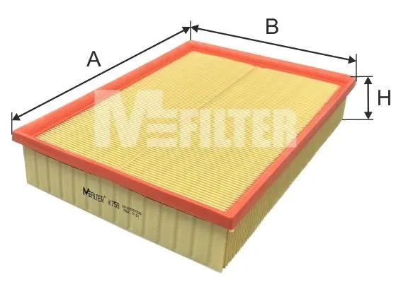 Повітряний фільтр K759 Mfilter