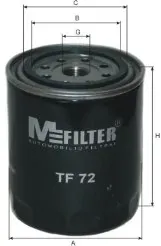 Масляний фільтр TF72 Mfilter