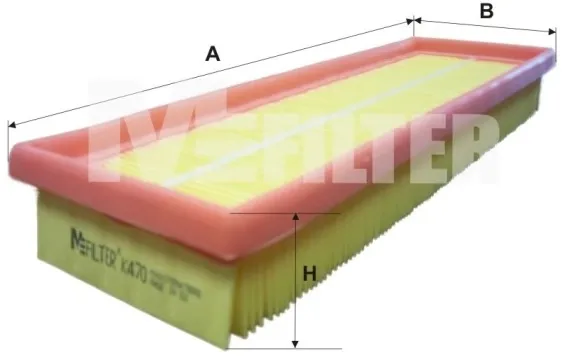 Повітряний фільтр K470 Mfilter