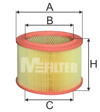 Повітряний фільтр A289 Mfilter