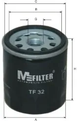 Масляний фільтр TF32 Mfilter