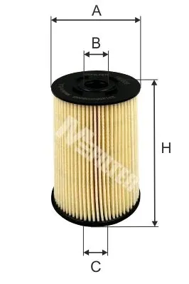 Масляний фільтр TE606 Mfilter