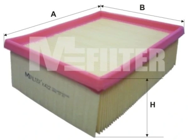 Повітряний фільтр K422 Mfilter