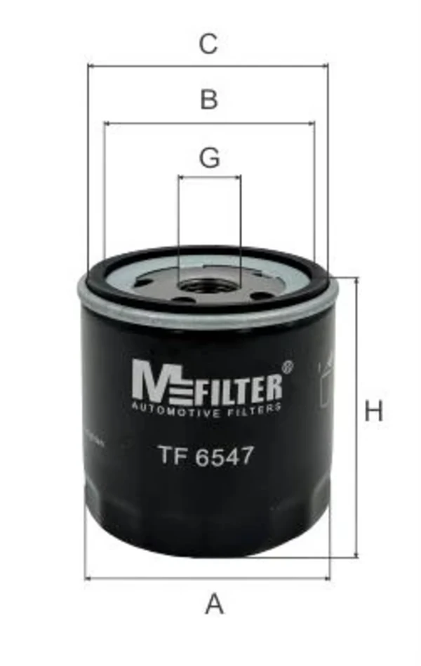 Масляний фільтр TF6547 Mfilter