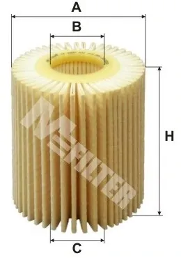 Масляний фільтр TE4005 Mfilter