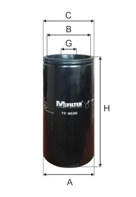 Масляний фільтр TF6536 Mfilter