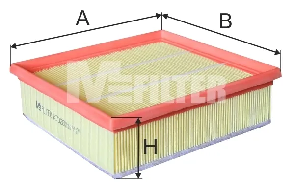 Повітряний фільтр K7028 Mfilter