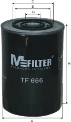 Масляний фільтр TF666 Mfilter